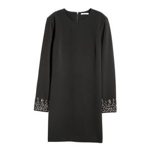 H&M | Little Black Dress w/ Embellished Cuffs